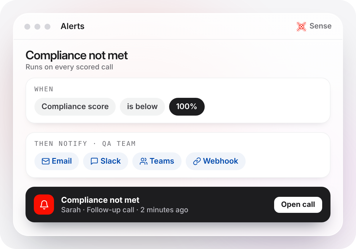Sense Alerts Example