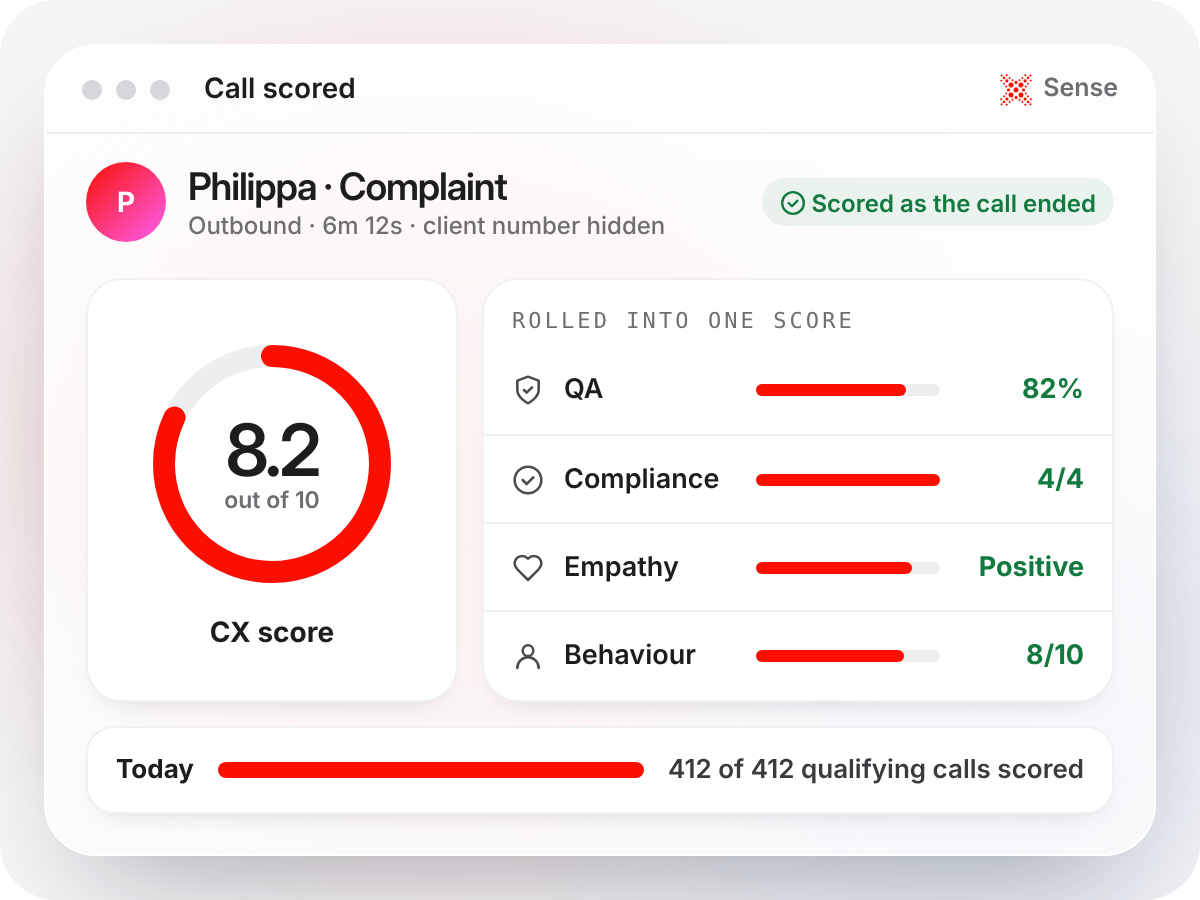 Sense Call History