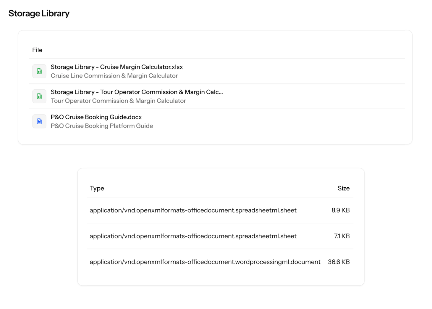 Knowledge Storage Library