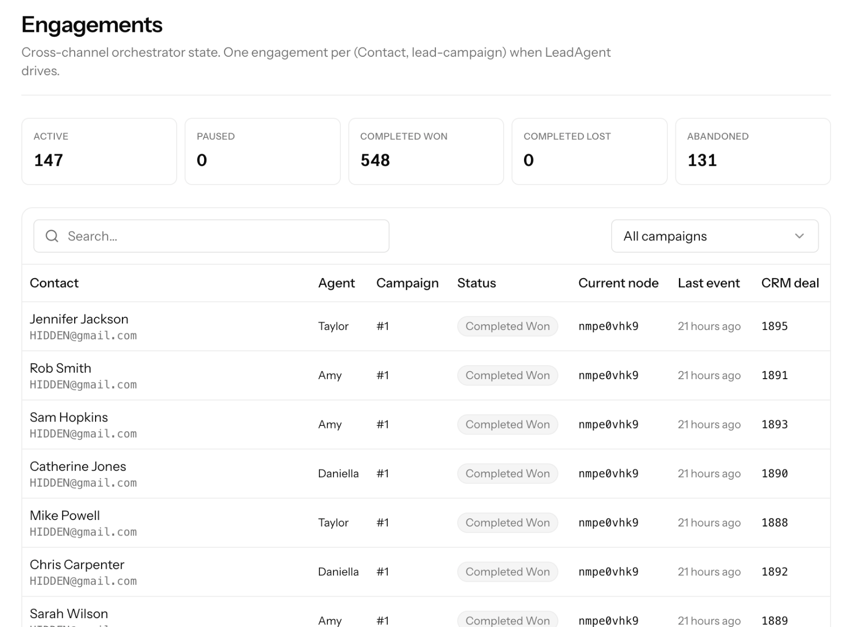 AI Agents Engagements